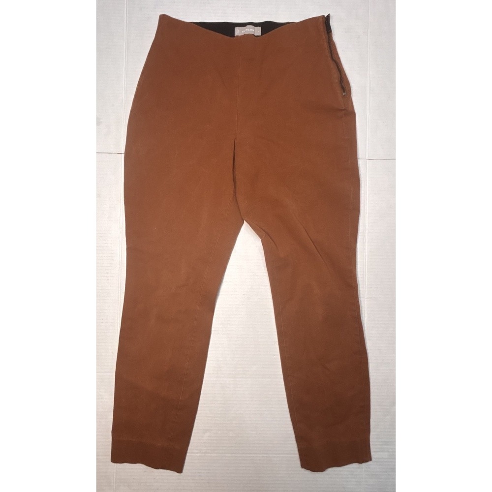 Everlane‎ Womens Size 6 Rust Brown Ankle Pants Side Zip Minimalist Casual Cute!